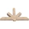 Ekena Millwork Kennewick Smooth Timber Gable Bracket, Douglas Fir, 60"W x 35"H x 5 1/2"D x 5 1/2"F, 14/12 Pitch GBW060X35X0606KEN00SDF - alternate 2